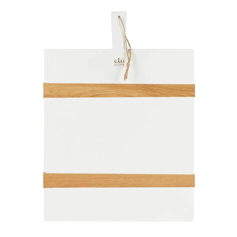 White Rectangle Mod Charcuterie Board